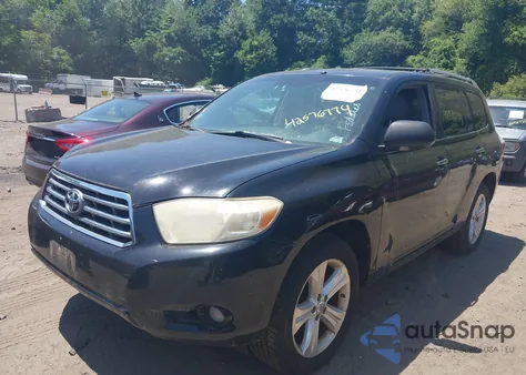 2008 Toyota Highlander Limited from USA, damaged, VIN JTEES42A182060720